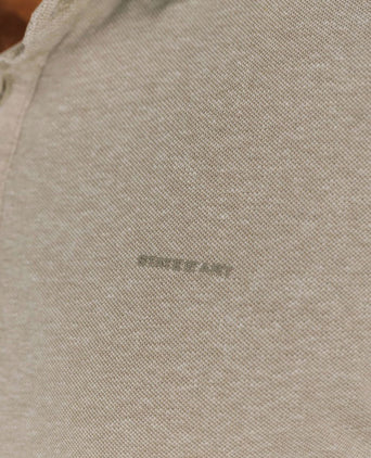State of Art poloshirt piqué melange beige