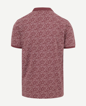 State of Art poloshirt print roze | Regular-fit
