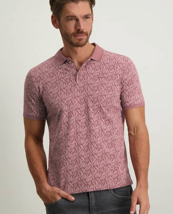 State of Art poloshirt print roze | Regular-fit