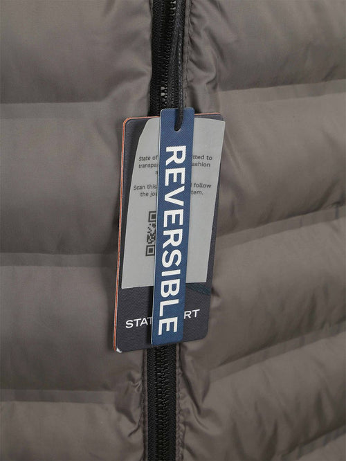 State of Art reversible jas kit grijs | Regular-fit