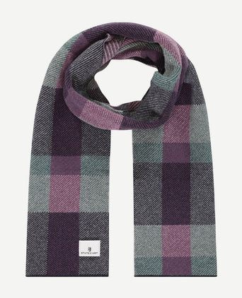 State of Art sjaal lamswol paars