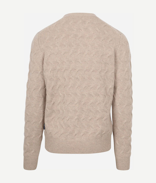 Trui structure beige