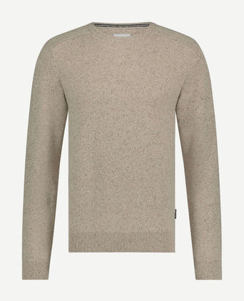 State of Art trui donegal melange beige | Regular-fit