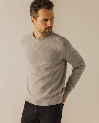 State of Art trui donegal melange beige | Regular-fit