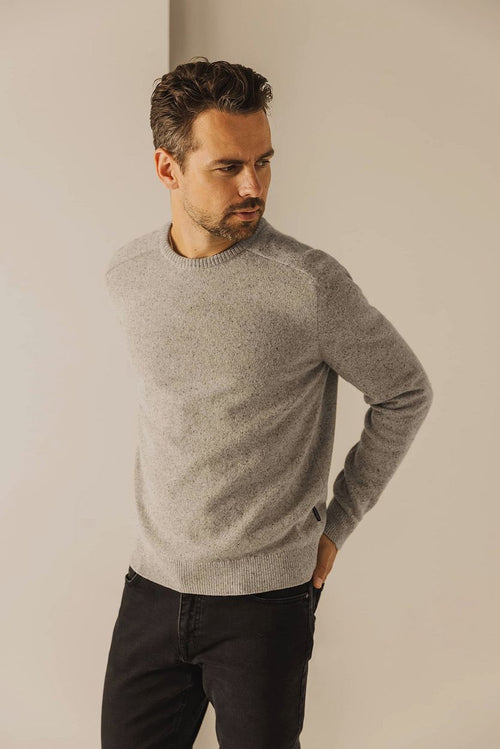 State of Art trui donegal melange beige | Regular-fit