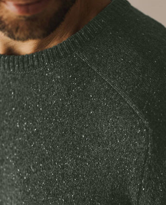 State of Art trui donegal melange donkergroen | Regular-fit