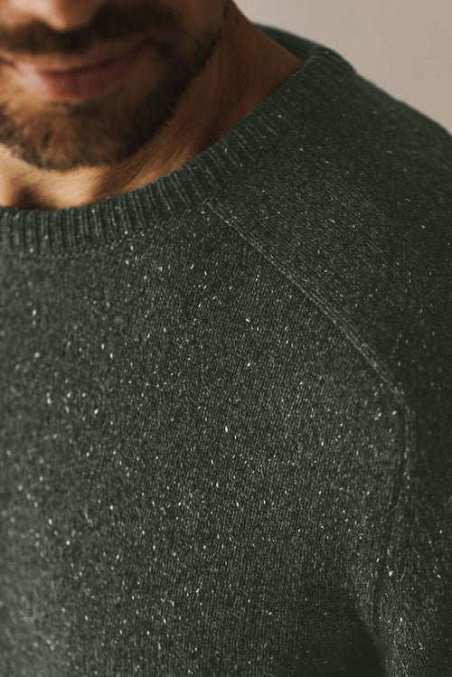 State of Art trui donegal melange donkergroen | Regular-fit