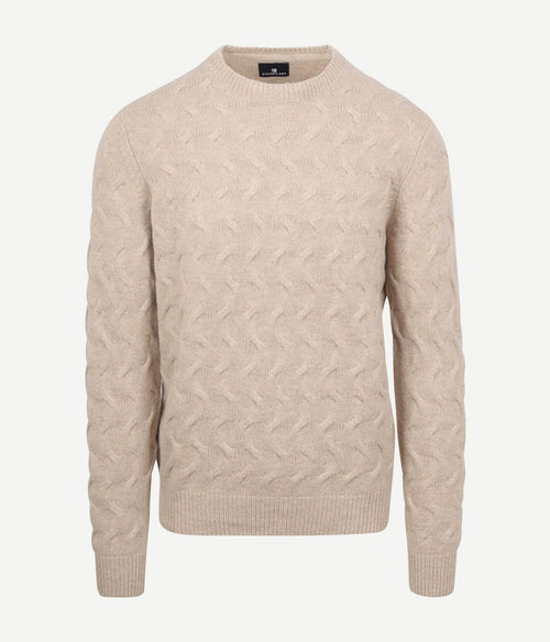 Trui structure beige