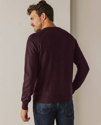 State of Art trui structure contrast bordeaux | Regular-fit