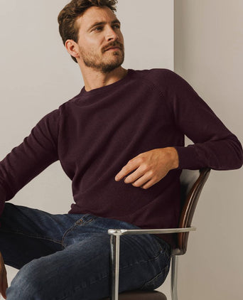 State of Art trui structure contrast bordeaux | Regular-fit