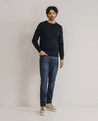 State of Art trui wol blend donkerblauw | Regular-fit