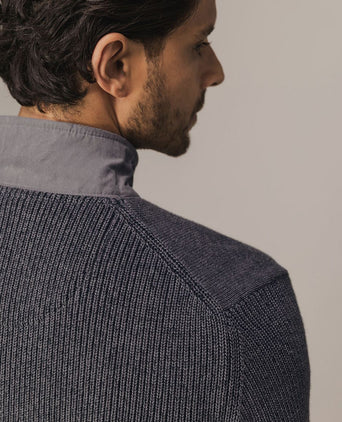 State of Art vest structure contrast antraciet | Regular-fit