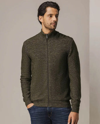 State of Art vest structure melange bruin | Regular-fit