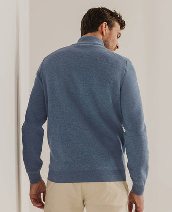 State of Art vest katoen blauw | Regular-fit