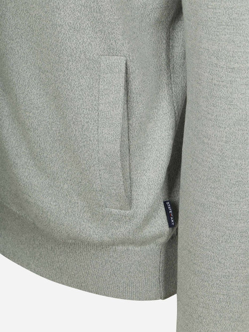 Vest melange lichtgroen