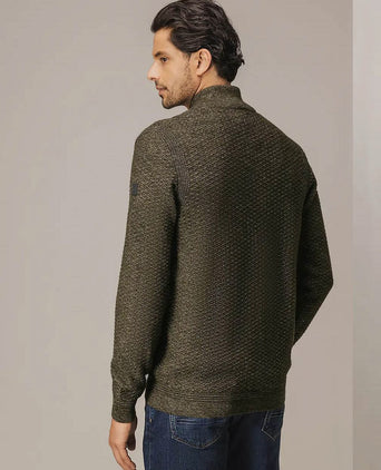 State of Art vest structure melange bruin | Regular-fit