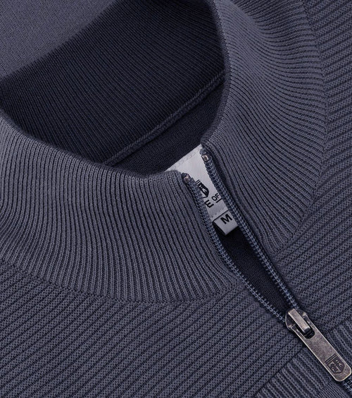 State of Art vest zip donkerblauw | Regular-fit