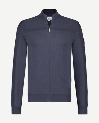 State of Art vest zip donkerblauw | Regular-fit