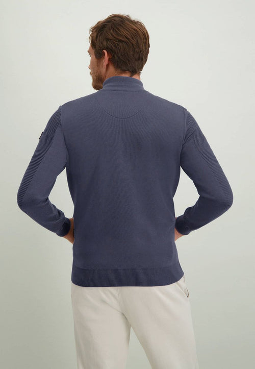 State of Art vest zip donkerblauw | Regular-fit