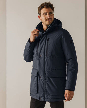 State of Art winterjas donkerblauw | Regular-fit