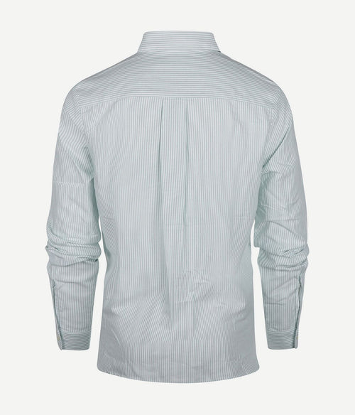 Steppin' Out blouse bibi Oxford streep dames mintgroen | Regular-fit