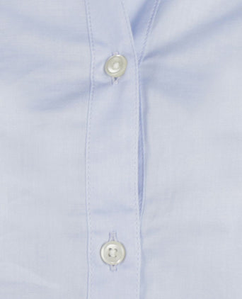 Steppin' Out blouse bibi poplin sky blue | Regular-fit