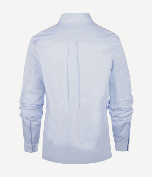 Steppin' Out blouse bibi poplin sky blue | Regular-fit