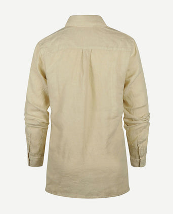 Steppin' Out blouse dames lotte linnen sand | Regular-fit