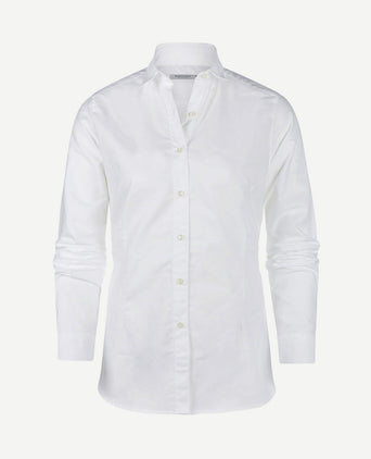 Blouse lauren Oxford dames lichtblauw