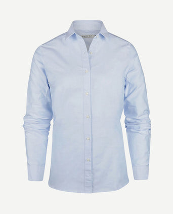 Blouse lauren Oxford dames lichtblauw