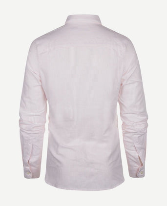 Steppin' Out blouse lauren Oxford strepen roze | Regular-fit