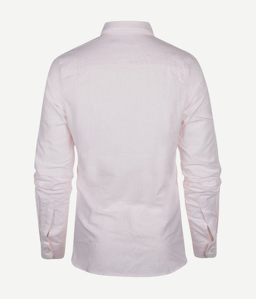 Steppin' Out blouse lauren Oxford strepen roze | Regular-fit