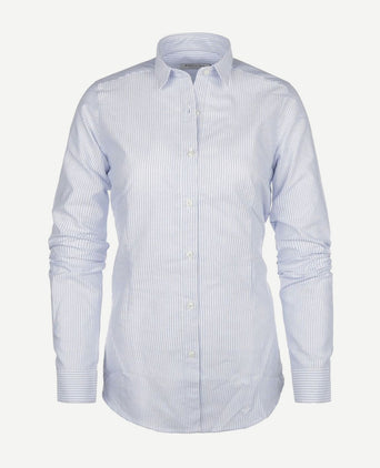 Steppin' Out blouse lauren strepen lichtblauw | Regular-fit