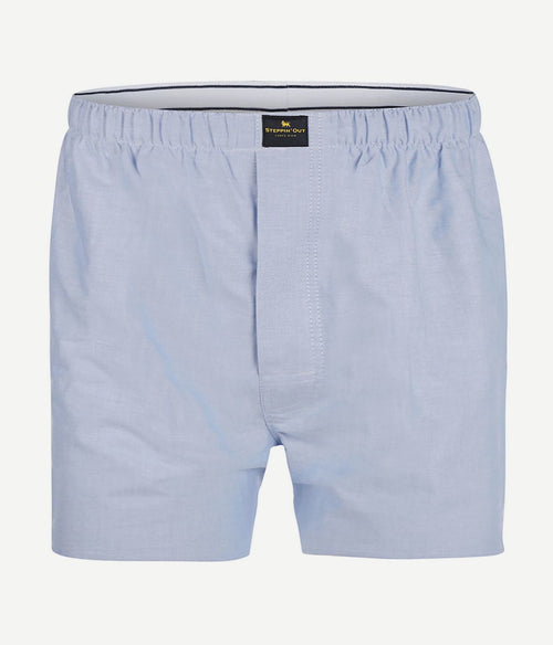Steppin' Out boxer blue Oxford