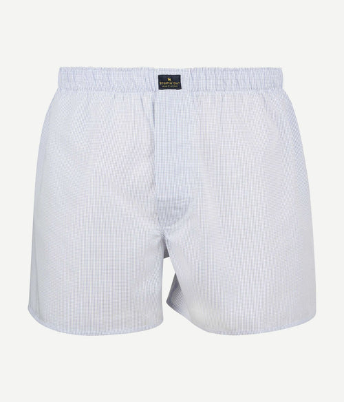 Steppin' Out boxer checky blauw