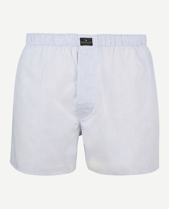 Boxer checky blauw