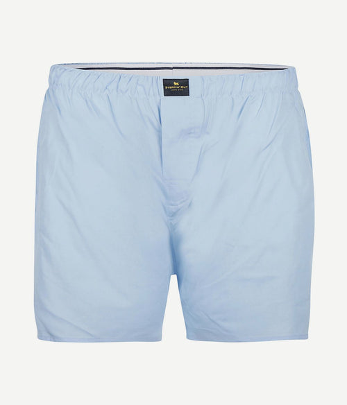 Steppin' Out boxer mid blue poplin