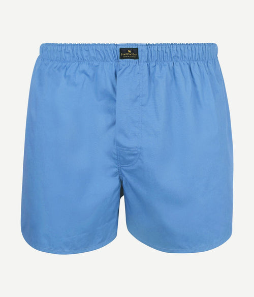 Steppin' Out boxer mid blue poplin