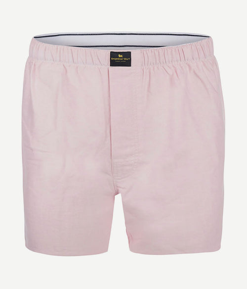 Steppin' Out boxer roze Oxford