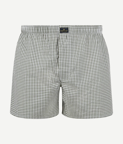 Steppin' Out boxer vichy groen