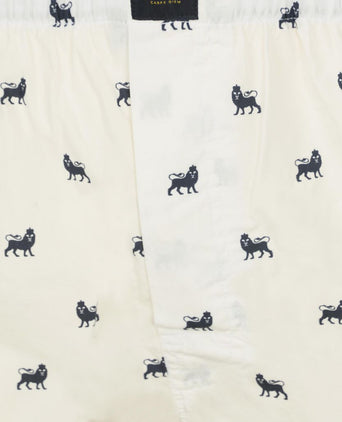 Steppin' Out boxer wit logo Oxford