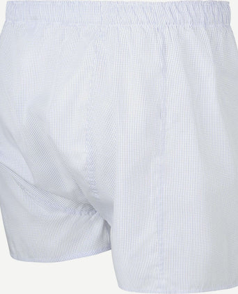 Boxer checky blauw