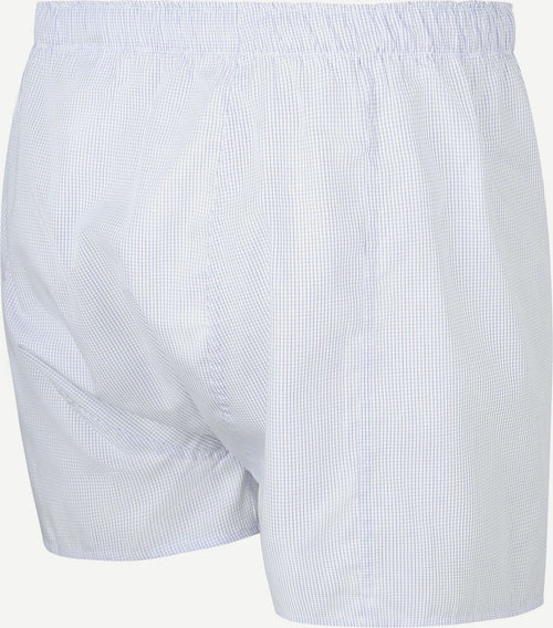 Boxer checky blauw