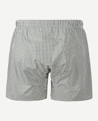 Boxer vichy groen