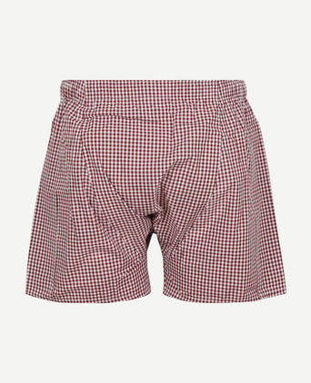 Boxershort vichy rood