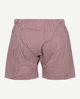 Boxershort vichy rood