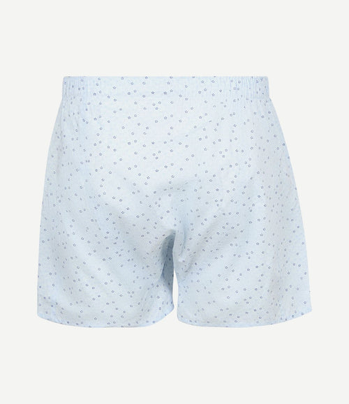 Boxershort bloem blauw