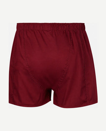Boxershort poplin rood