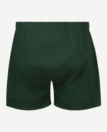Poplin boxershort racing donkergroen