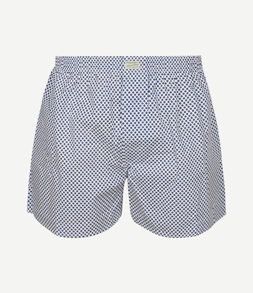 Boxershort bloem blauw